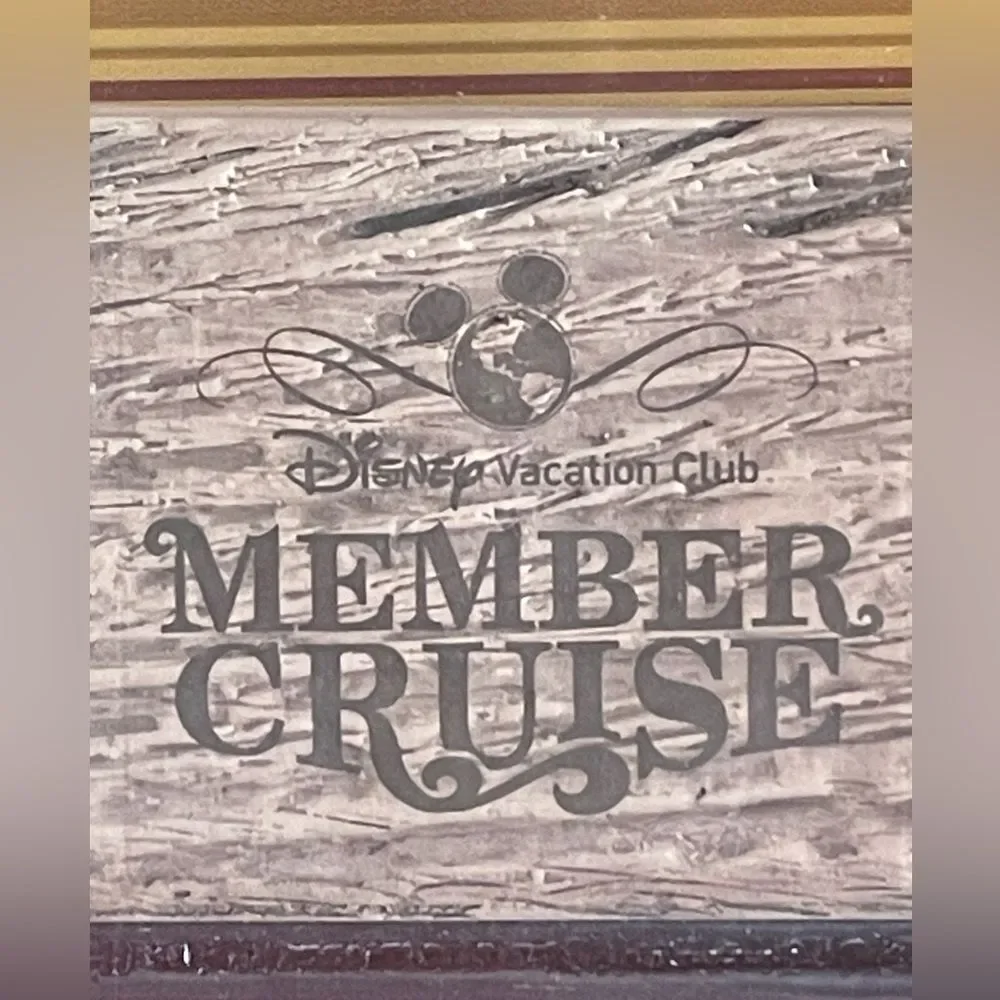Disney Vacation Club Member Cruise Picture Photo Frame Welcome Home 2016 NIB 9x7